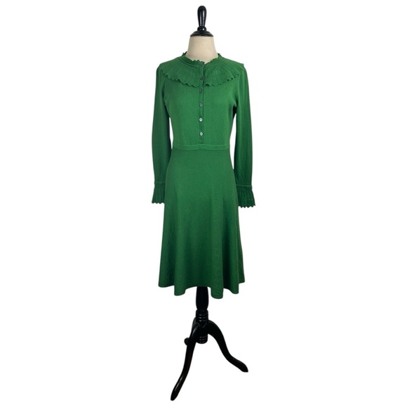 Boden Green Midi Dress - Picture 3 of 16